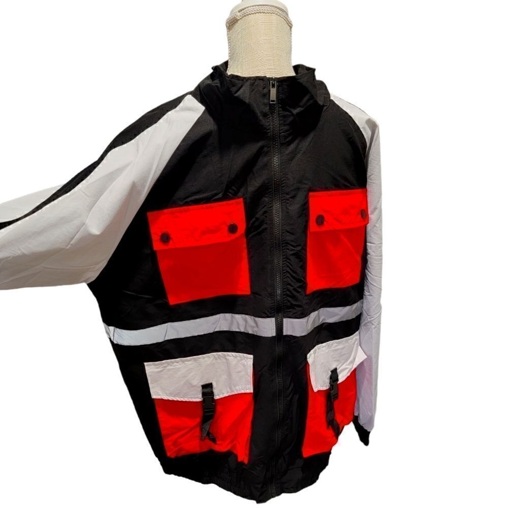 New XXL AMERICAN STITCH Colorblock Jacket - Picture 2 of 4